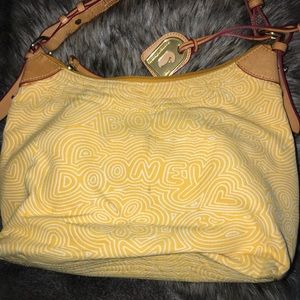 Bright yellow Dooney and Bourke purse💛